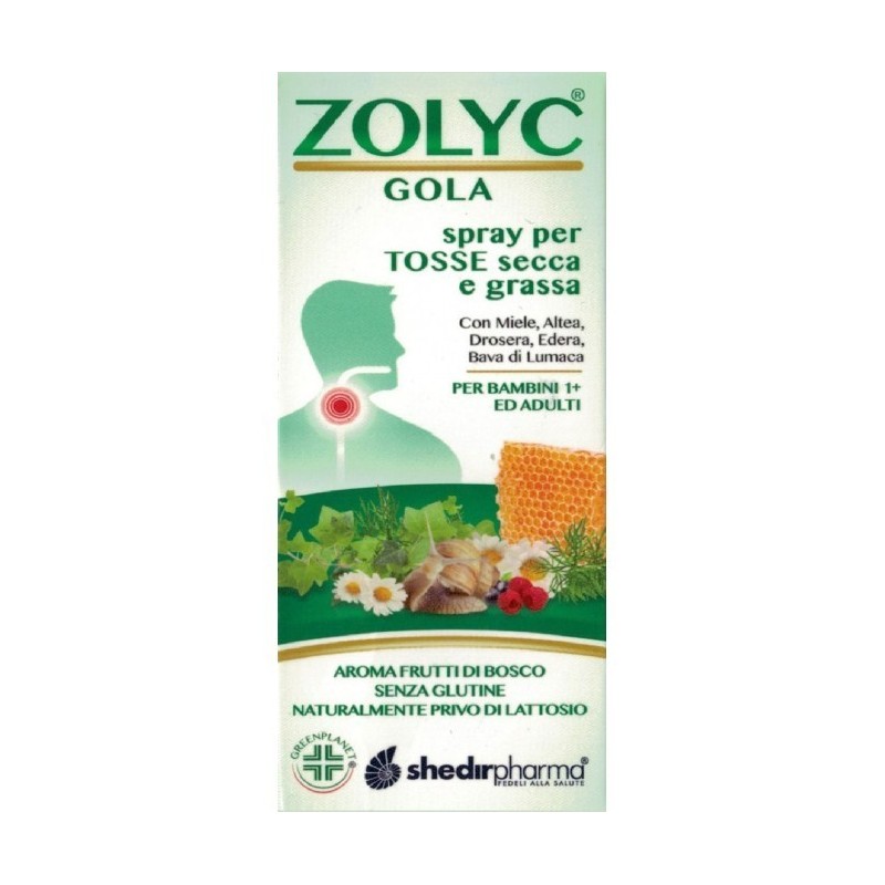 Zolyc Gola Spray per tosse secca e grassa 30 ml