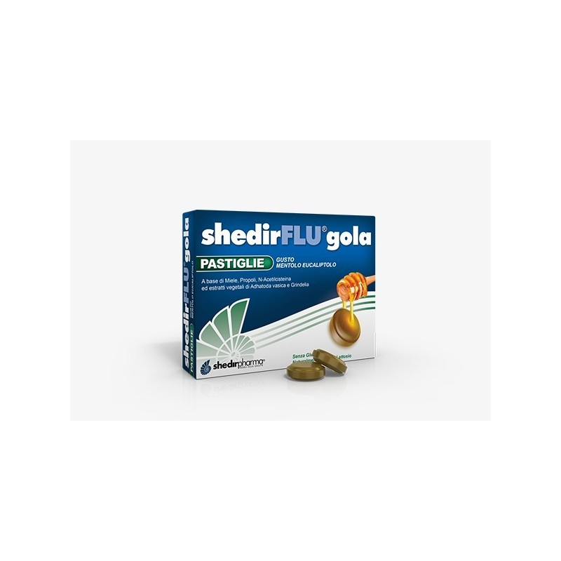 Shedirflu Gola Mentolo/eucalipto Integratore per la gola 48 pastiglie