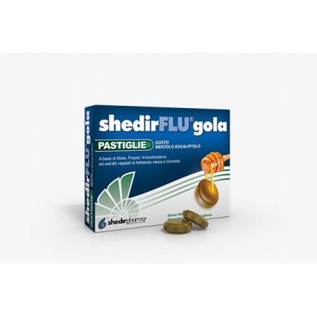 Shedirflu Gola Mentolo/eucalipto Integratore per la gola 48 pastiglie