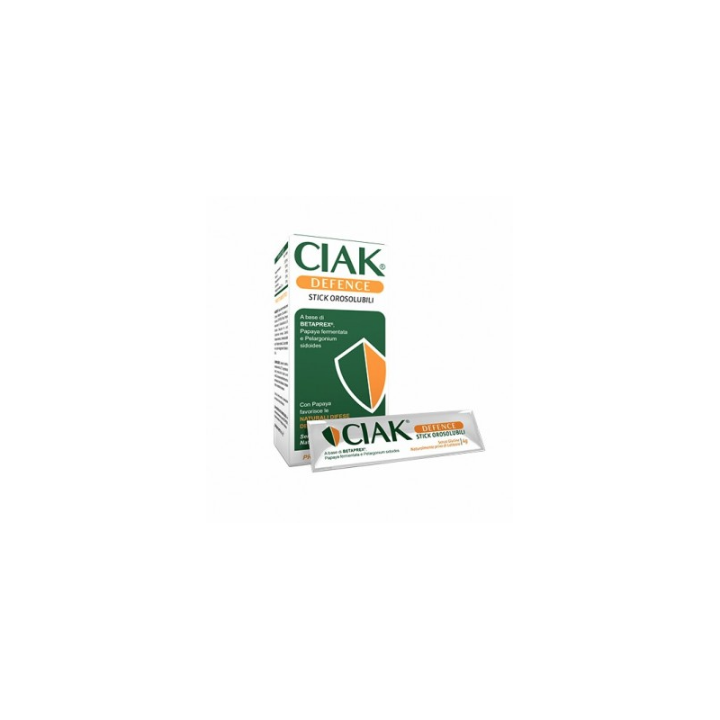 Ciak Defence Integratore per le naturali difese dell'organismo 30 stick orosolubili