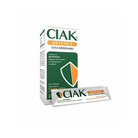 Ciak Defence Integratore per le naturali difese dell'organismo 30 stick orosolubili