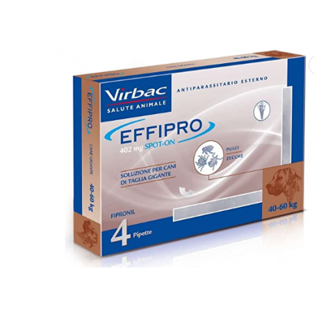 Effipro Spot-on 4 pipette 40-60 kg Per Cani