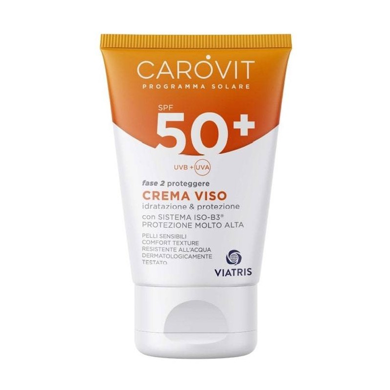 Meda Pharma Carovit Programma Solare Crema Viso Spf50+ 50 Ml