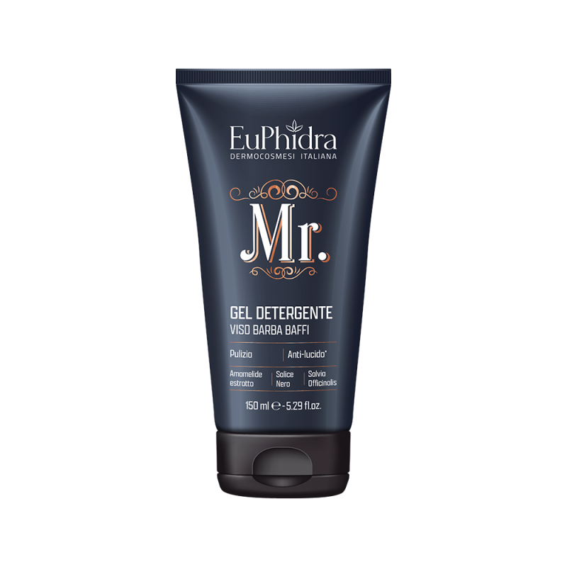 Zeta Farmaceutici Euphidra Mr Detergente Viso Barba Baffi 150 Ml