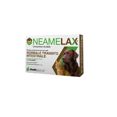 Neamelax Integratore per supporto intestinale di cani e gatti 30 compresse