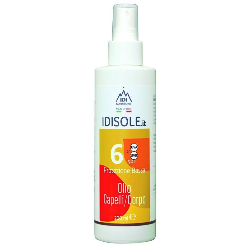 Idi Farmaceutici Idisole-it Spf6 Olio Corpo Capelli 200 Ml