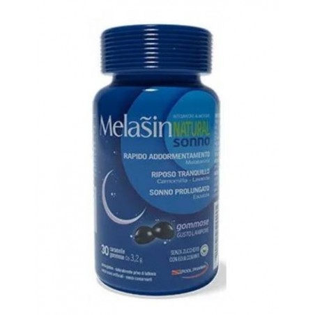 Pool Pharma Melasin Natural Sonno 1mg 30 Gommose