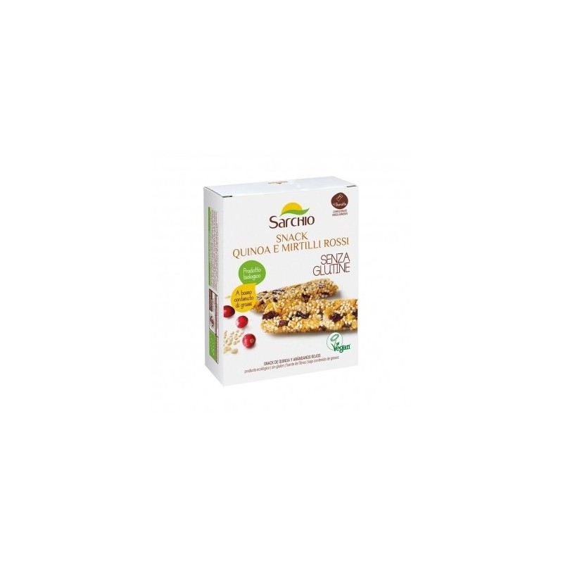 Sarchio Snack Quinoa E Mirtilli Rossi 80 G