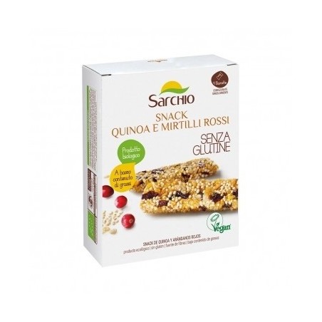 Sarchio Snack Quinoa E Mirtilli Rossi 80 G