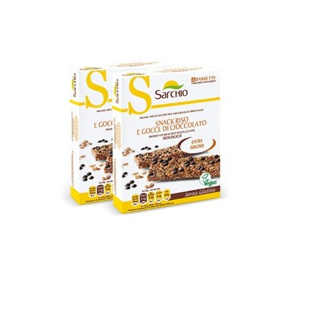 Sarchio Snack Riso E Gocce Cioccolato 80 G