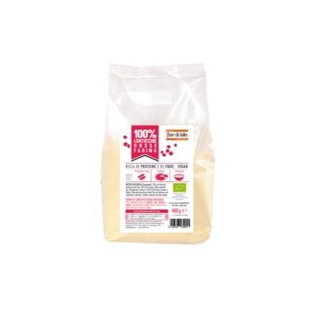 Biotobio Fior Di Loto Farina Di Lenticchie Rosse Bio 400 G