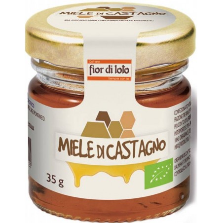 Biotobio Fior Di Loto Mini Miele Di Castagno Bio 35 G