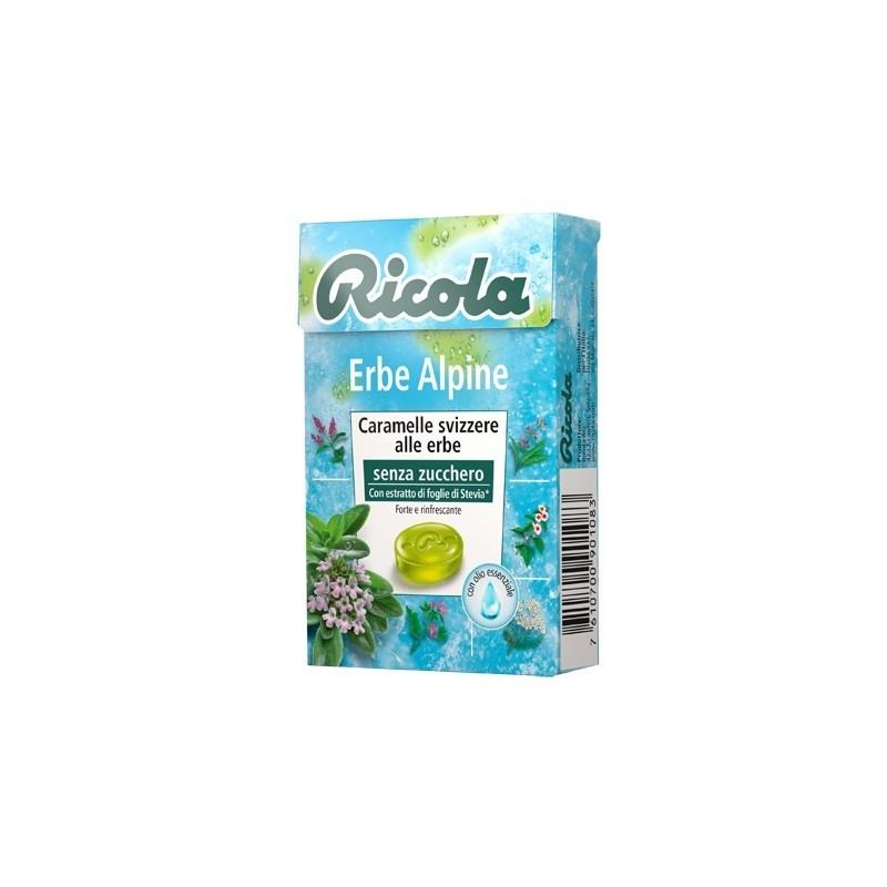 Ricola Ag Ricola Erbe Alpine Senza Zucchero 50 G