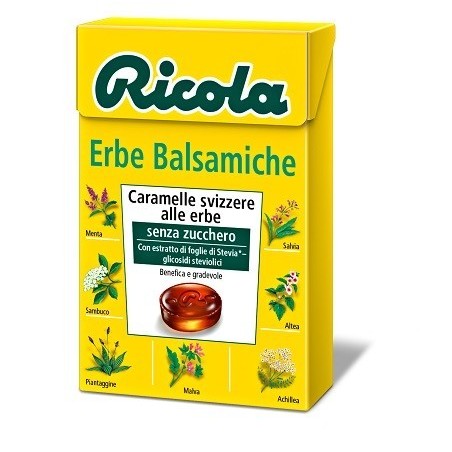 Ricola Ag Ricola Erbe Balsamiche Senza Zucchero 50 G