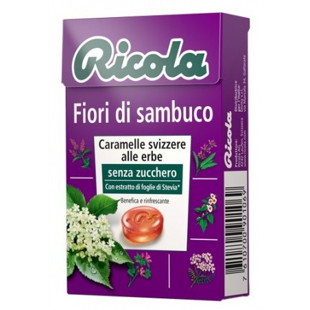 Ricola Ag Ricola Fiori Di Sambuco Senza Zucchero 50 G