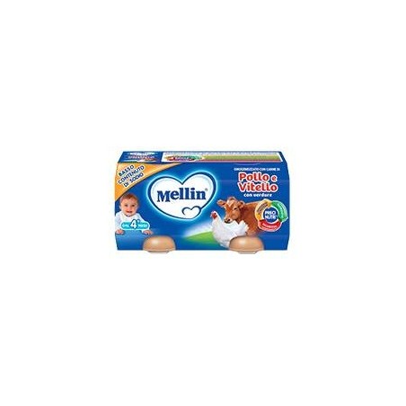 Danone Nutricia Soc. Ben. Mellin Omogeneizzato Pollo Vitello Con Verdure 2 X 80 G