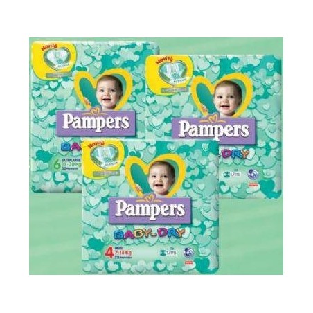 Fater Pampers Baby Dry Trio Dwct Maxi 58 Pezzi