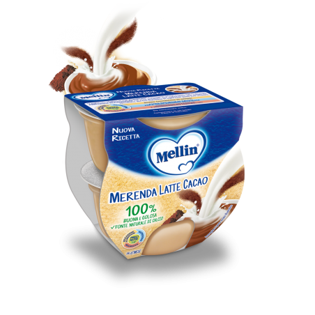 Danone Nutricia Soc. Ben. Mellin Merenda Latte Cacao 2 X 100 G