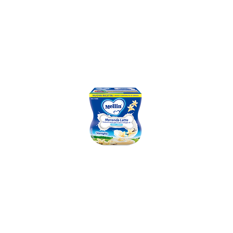 Danone Nutricia Soc. Ben. Mellin Merenda Latte Vaniglia 2 X 100 G