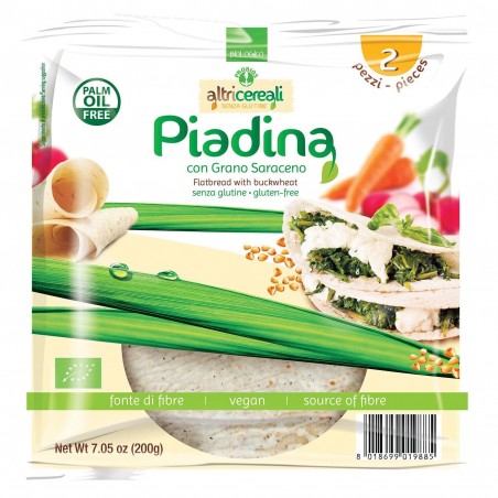 Probios Societa' Benefit Altricereali Piadina Con Grano Saraceno 200 G