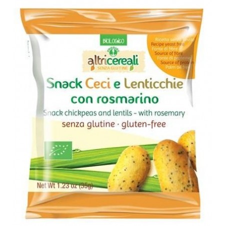 Probios Societa' Benefit Altricereali Snack Ceci E Lenticchie Con Rosmarino 35 G