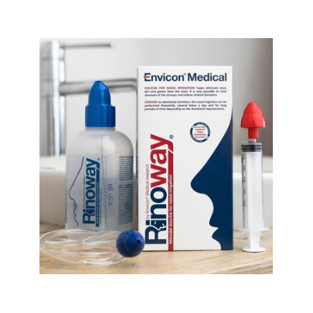 Envicon Medical Rinoway Doccia Per Irrigazione Nasale + 15 Sali Isotonici