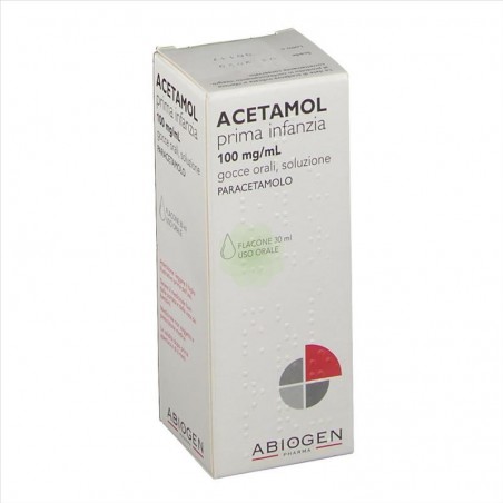 Acetamol Prima Infanzia 30 ml analgesico e antipiretico