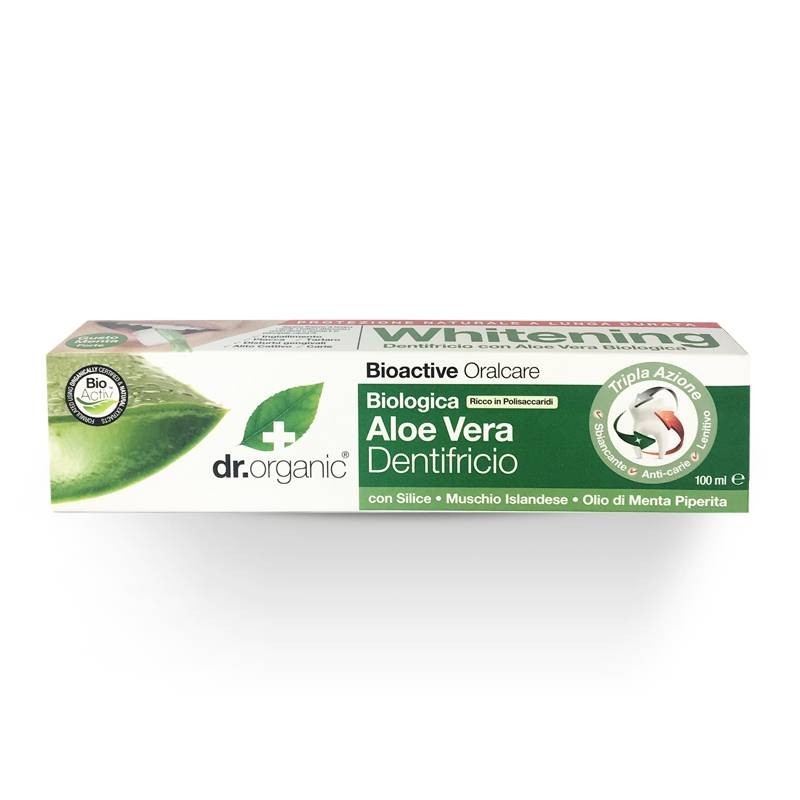 Optima Naturals Dr Organic Aloe Toothpaste Dentifricio 100 G