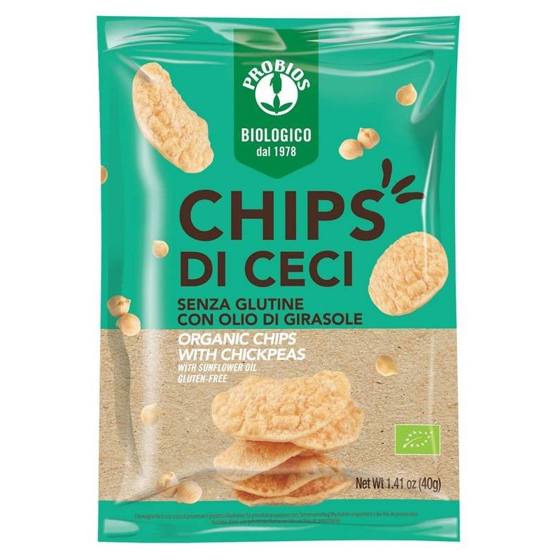 Probios Societa' Benefit Probios Chips Di Ceci 40 G