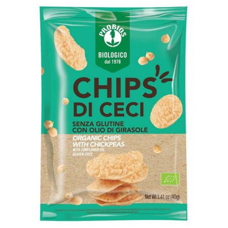 Probios Societa' Benefit Probios Chips Di Ceci 40 G