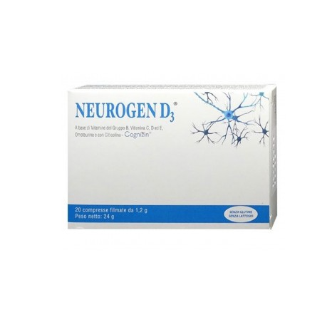 Terbiol Farmaceutici Neurogen D3 20 Compresse