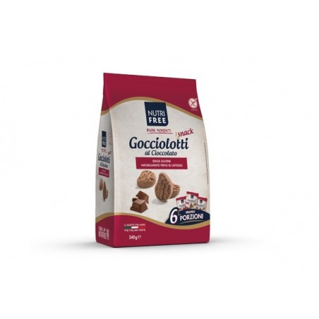 Nt Food Nutrifree Goccefrolla Snack Golosita' Al Cacao Senza Lattosio 6 Monoporzioni Da 40 G