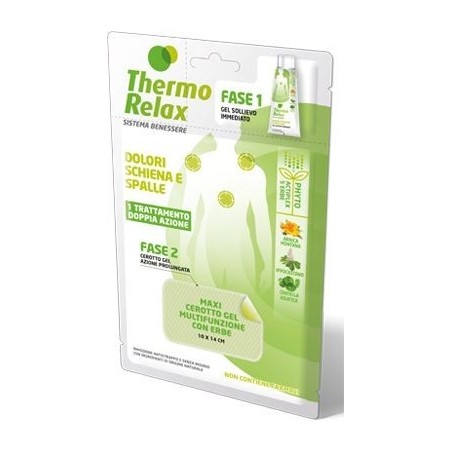 Alsipharma Thermo Relax Fito Gel Dolori Schiena E Spalle Fase 2 Maxi Cerotto Gel Multifunzionale Con Erbe 1 Pezzo