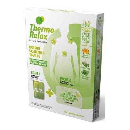 Alsipharma Thermorelax Phyto Gel Dolori Schiena E Spalle Fase 1 Gel Sollievo Immediato E Fase 2 Maxi Cerotto Gel Multifunzionale