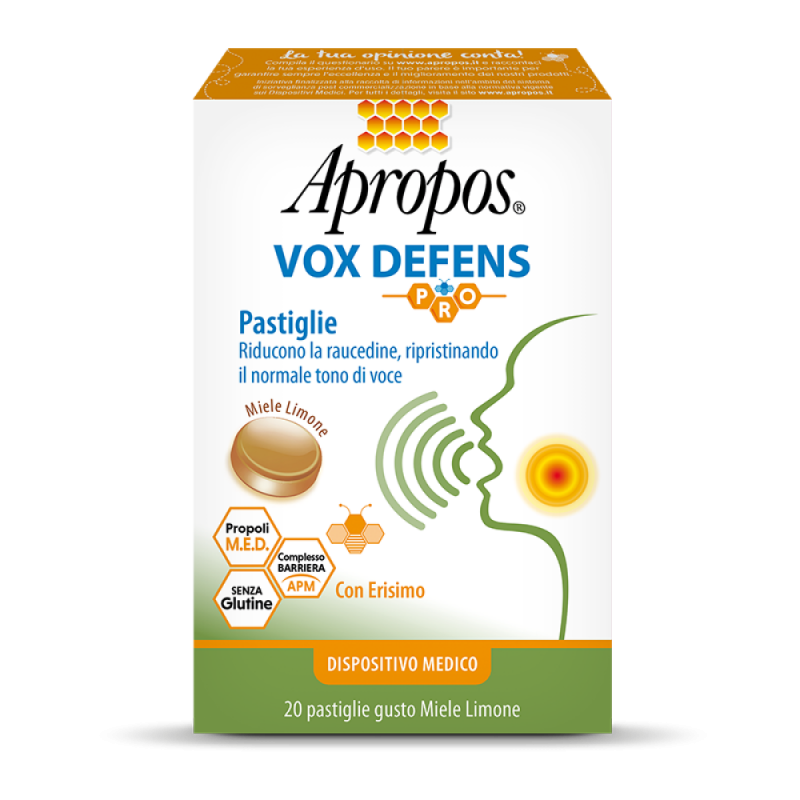 Desa Pharma Apropos Vox Defens Pro Miele Limone 20 Pastiglie