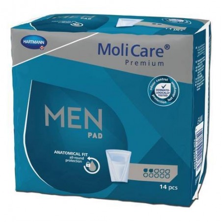 Paul Hartmann Molicare Premium Men Pannolone Per Incontinenza 2 Gocce 14 Pezzi