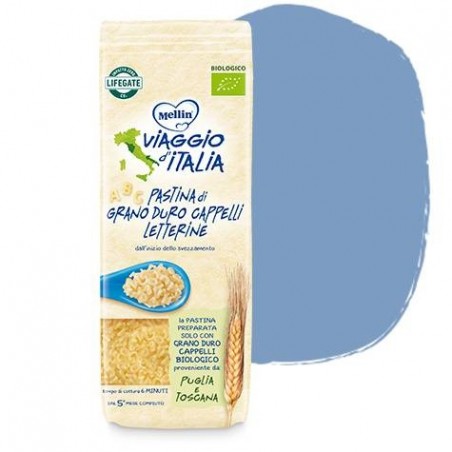 Danone Nutricia Soc. Ben. Mellin Viaggio Italia Pasta Letterine Cappelli 320 G