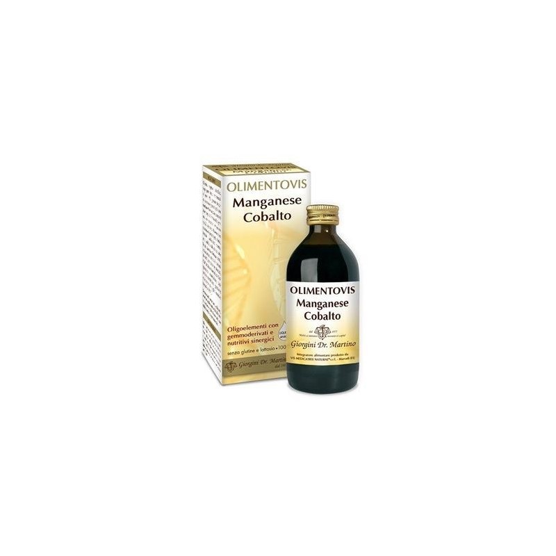 Dr. Giorgini Ser-vis Olimentovis Oligoelemento Manganese Cobalt Liquido Analcolico Senza Zuccheri 200 Ml 40 Dosi