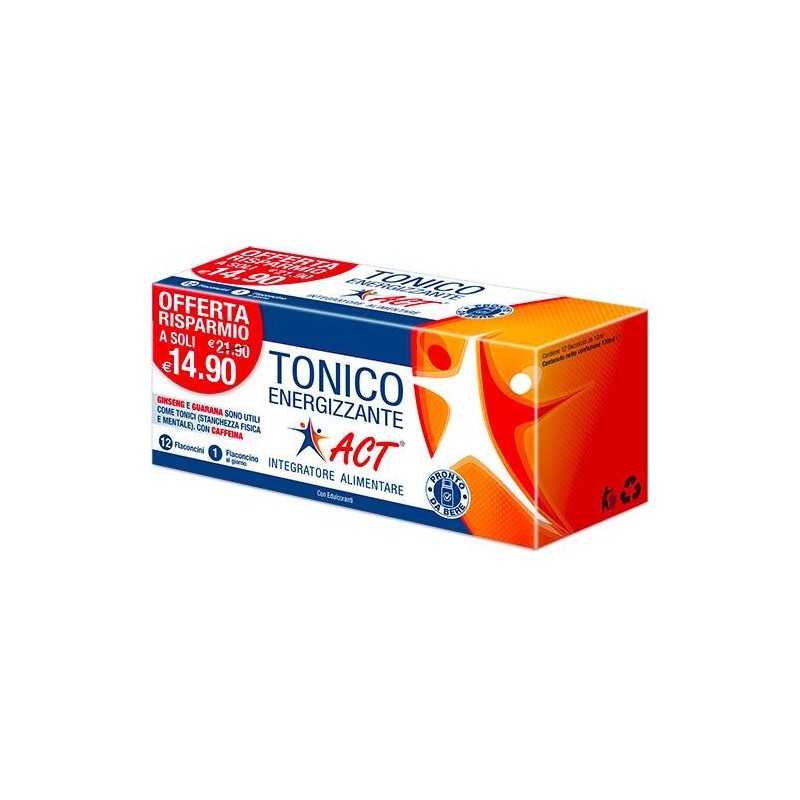 F&f Tonico Energizzante Act 12 Flaconcini 10 Ml