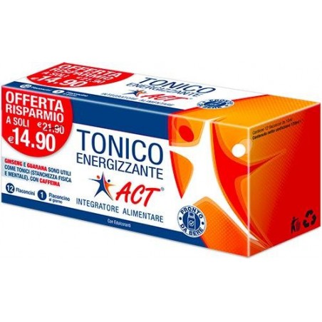 F&f Tonico Energizzante Act 12 Flaconcini 10 Ml