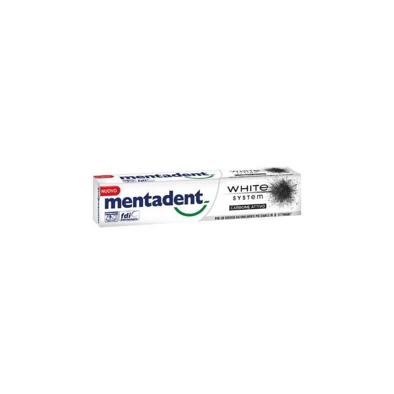 Unilever Italia Mentadent White System Charcoal 75 Ml