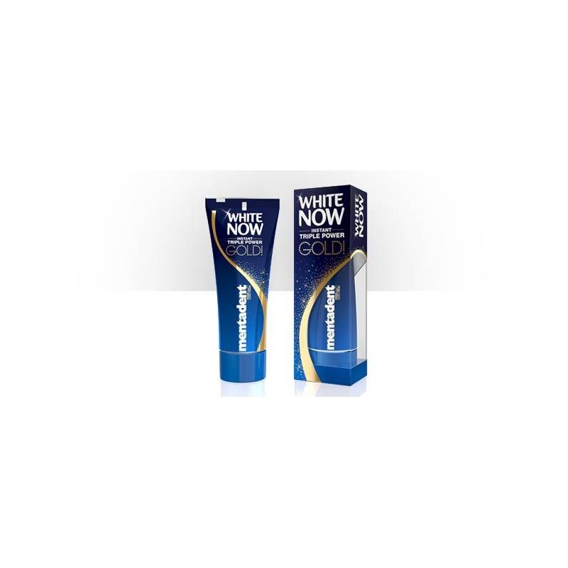 Unilever Italia Mentadent White Now Gold Triple Power 50 Ml