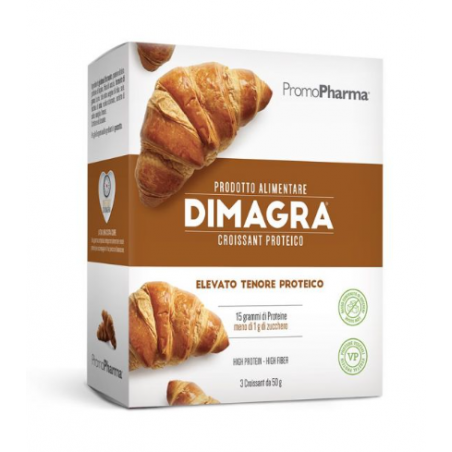 Promopharma Dimagra Croissant Proteico 3 Pz Da 50 G