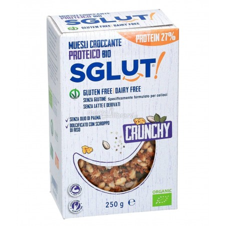 Sglut Crunchy Senza Glutine Proteico 250 G