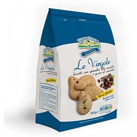 Happy Farm Co. Happy Farm Virgole Gocce Cioccolata E Granella Nocciole 200 G