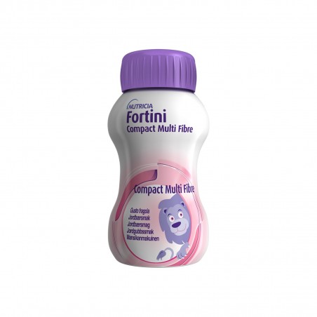 Danone Nutricia Soc. Ben. Fortini Compact Multi Fibre Fragola 4 Pezzi 125 G