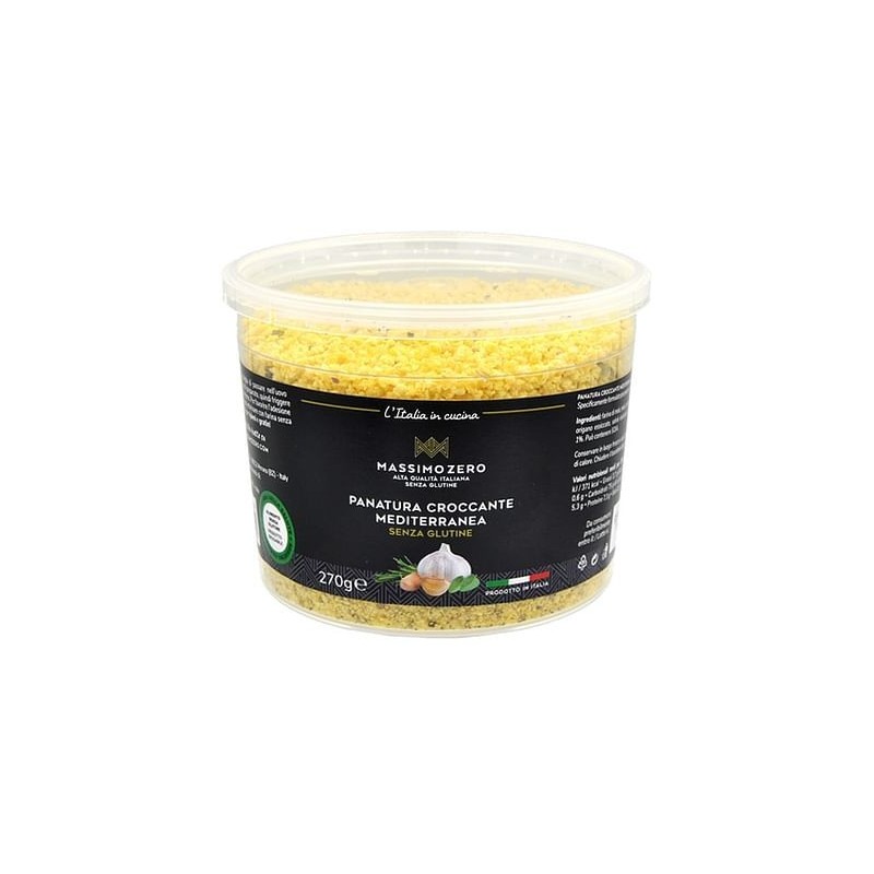 Massimo Zero Preparato Panatura Croccante Mediterranea Senza Glutine 270 G