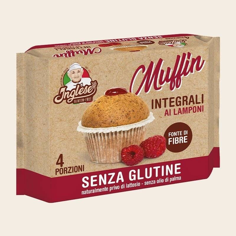 Gaia Inglese Muffin Integrali Farciti Al Lampone 4 Pezzi Da 40 G