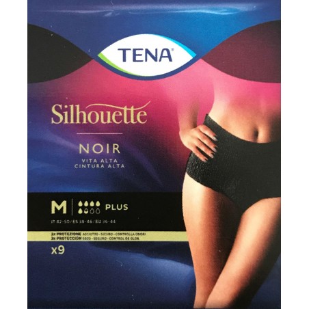 Essity Italy Pannolone A Mutandina Assorbente Tena Silhouette Noir M Vita Alta 9 Pezzi