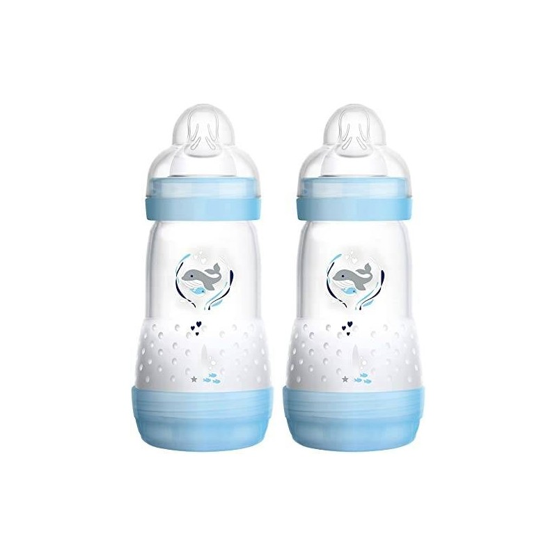 Bamed Baby Italia Mam Biberon Easy Start 260ml Doppia Confezione Maschio